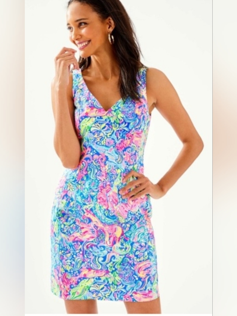 Lilly Pulitzer Shela Pop Up Animals  Dress >Like NEW condition